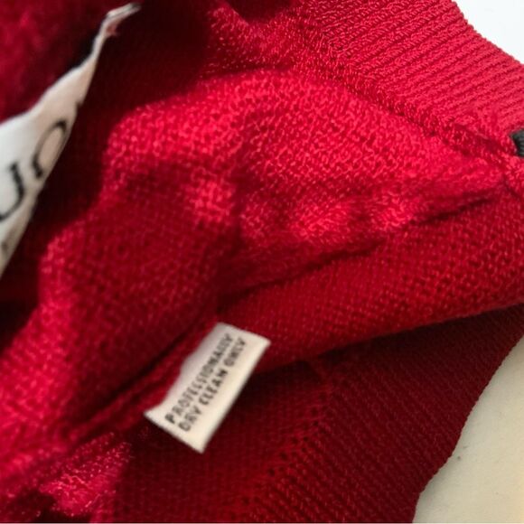 St. John Evening Marie Gray Pants red  size 4 - Picture 6 of 6